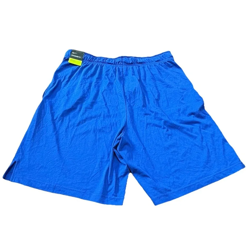 Nike Athletic Shorts Dri‎ Fit Mens XL Blue Drawstring Basketball Gym Workout NWT - Picture 2 of 11